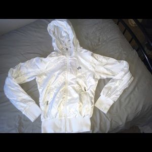 White NIKE windbreaker